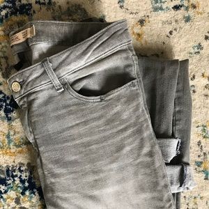 Zara slim gray jeans